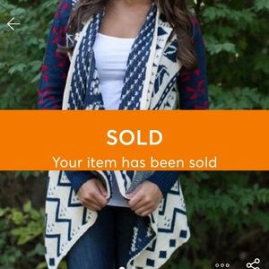 Tribal Draped Cardigan